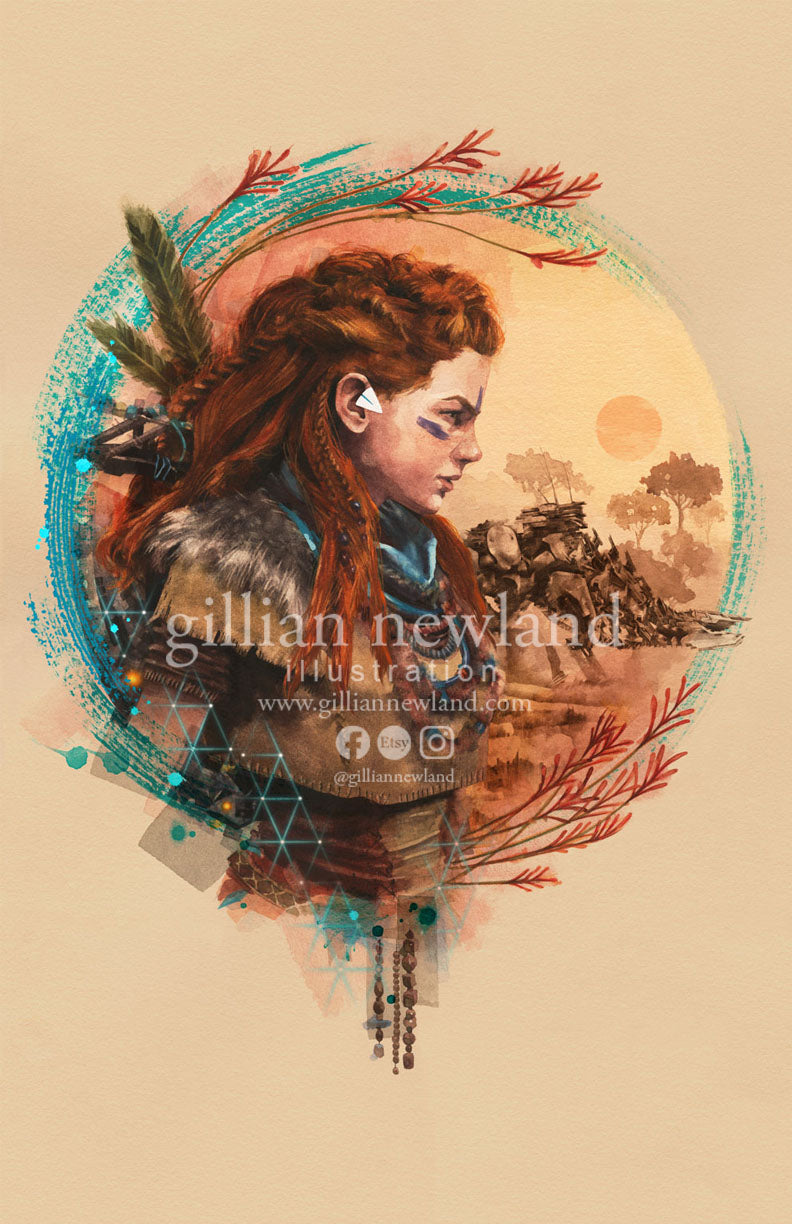 circle motif: Aloy