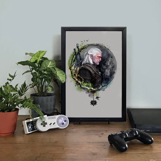 circle motif: Witcher Geralt